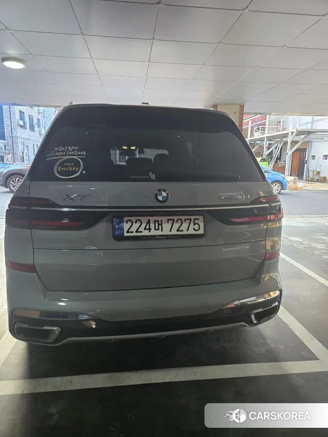 BMW X7 (G07) 2023 Серебристо-серый из Кореи, фото 2