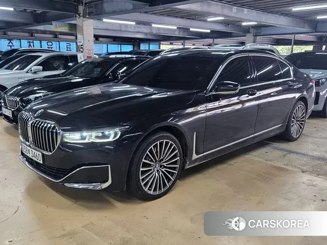 BMW 7 Series (G11) 2021 Черный из Кореи, фото 2