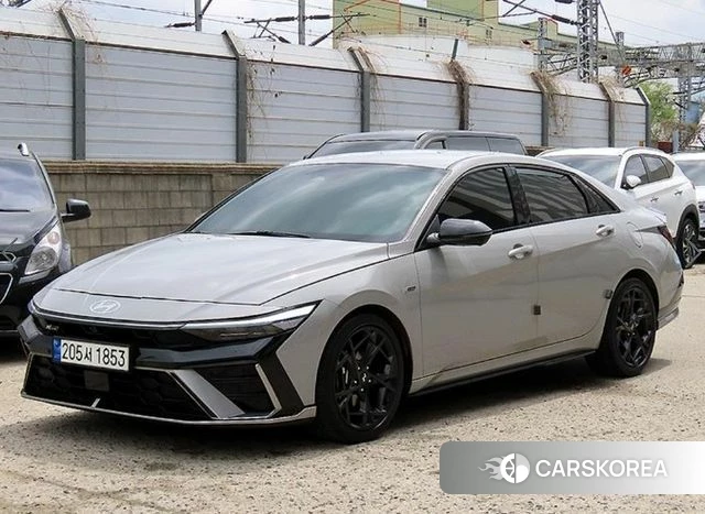 Hyundai The New Avante (CN7) 2024 Серый из Кореи, фото 2