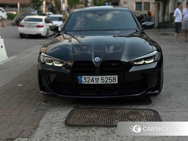 BMW M3 (G80) 2022 Черный из Кореи, фото 3