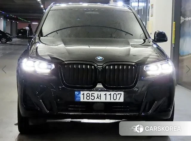 BMW X3 (G01) 2022 Черный из Кореи, фото 2