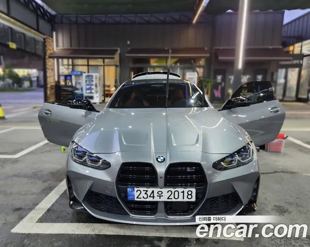 BMW M4 (G82) 2022 Серебристо-серый из Кореи, фото 6