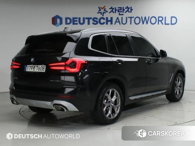 BMW X3 (G01) 2022 Черный из Кореи, фото 2