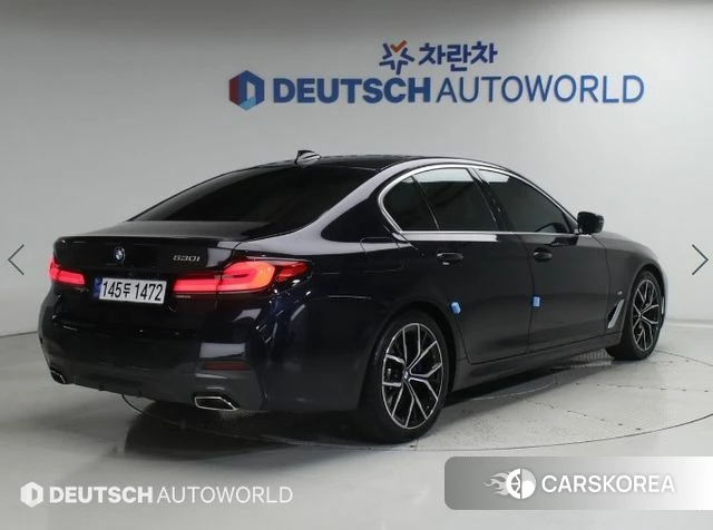 BMW 5 Series (G30) 2021 Черный из Кореи, фото 2