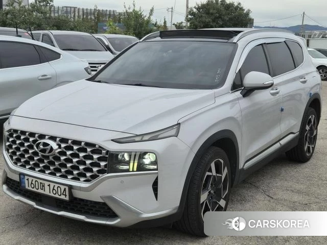 Hyundai The New Santa Fe 2020 Серебряный из Кореи, фото 2