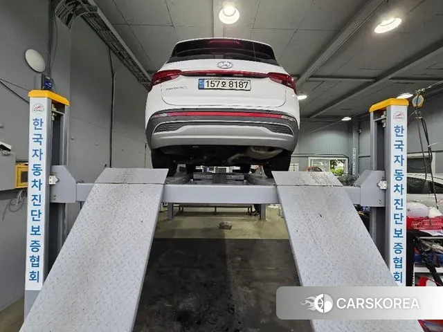 Hyundai The New Santa Fe 2021 Белый из Кореи, фото 2