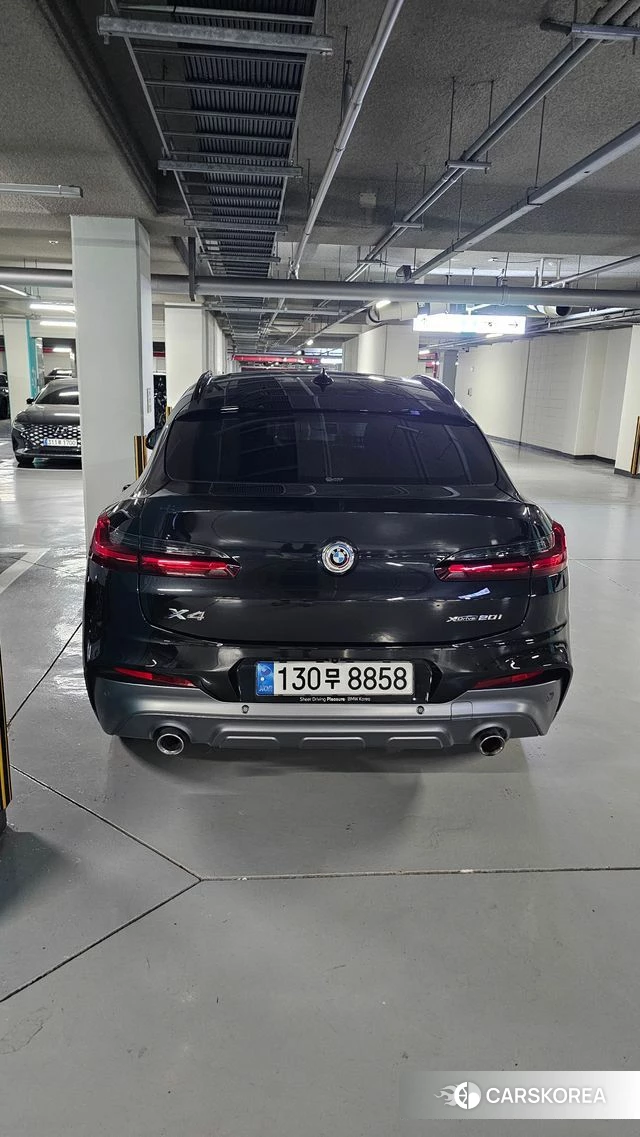 BMW X4 (G02) 2021 Черный из Кореи, фото 2