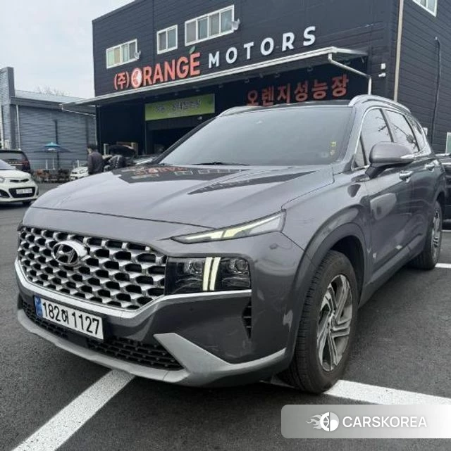 Hyundai The New Santa Fe 2021 Серый из Кореи, фото 2