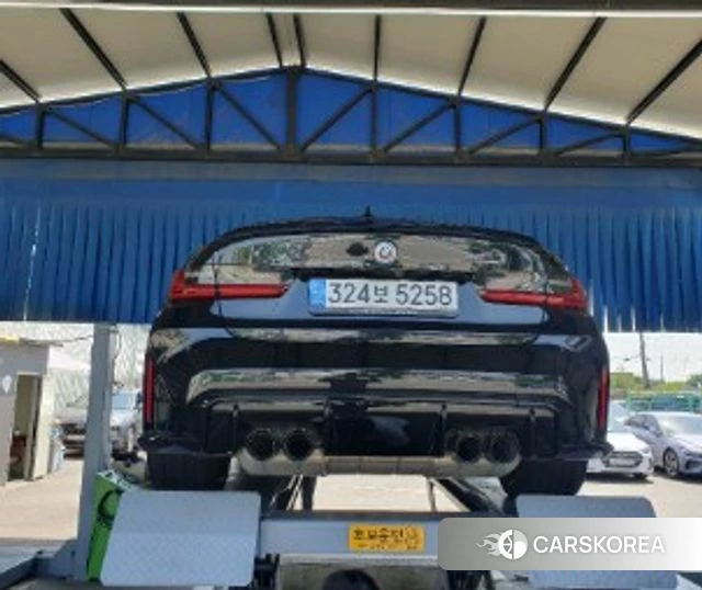 BMW M3 (G80) 2022 Черный из Кореи, фото 2