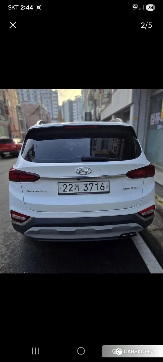 Hyundai Santa Fe TM 2018 Белый из Кореи, фото 2