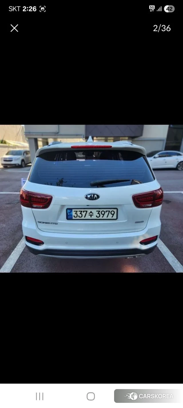 Kia The New Sorento 2019 Белый из Кореи, фото 5