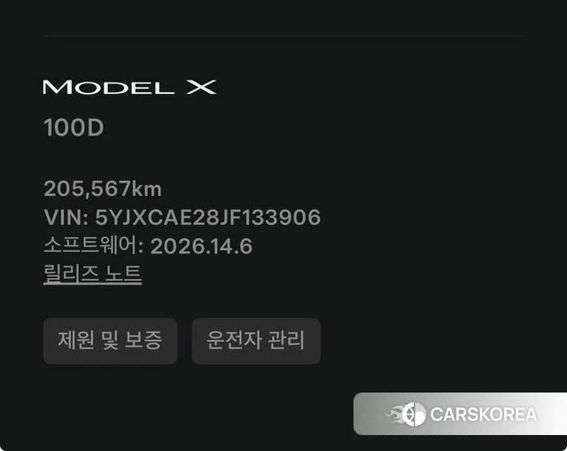 Tesla Model X 2018 Черный из Кореи, фото 2