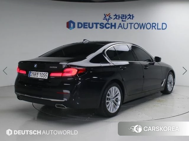 BMW 5 Series (G30) 2023 Черный из Кореи, фото 2