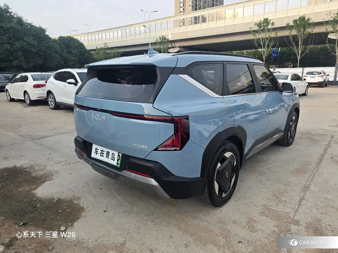 Kia EV5 2024 Синий из Китая, фото 3