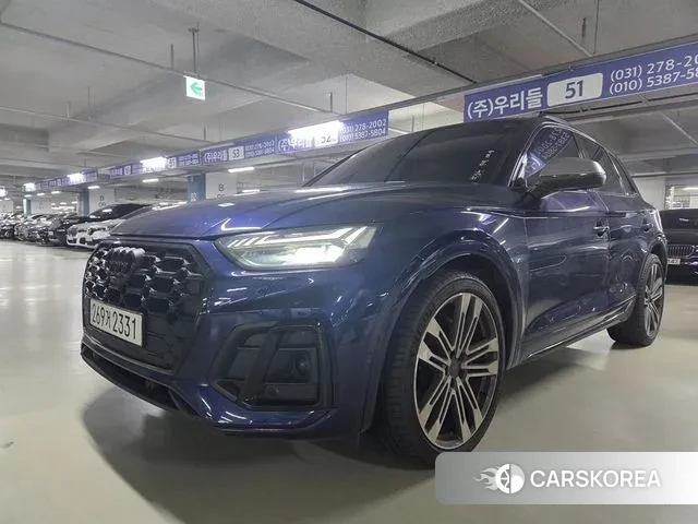 Audi SQ5 (FY) 2021 Синий из Кореи, фото 2