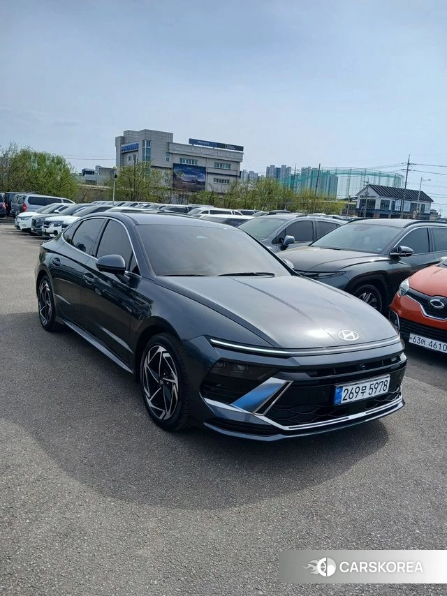 Hyundai Sonata D Edge Hybrid (DN8) 2025 Темно-зеленый из Кореи, фото 6