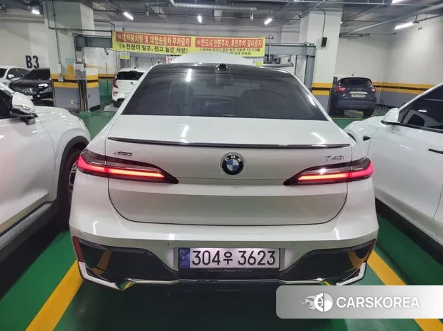 BMW 7 Series (G70) 2024 Белый из Кореи, фото 4