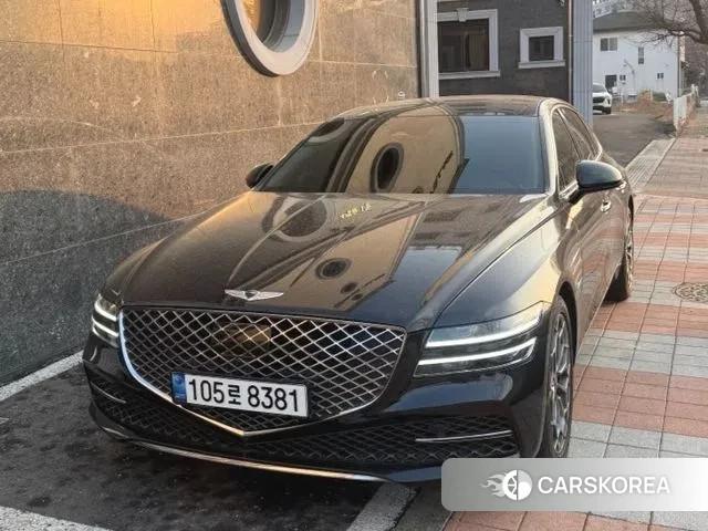 Genesis G80 (RG3) 2021 Черный из Кореи, фото 2