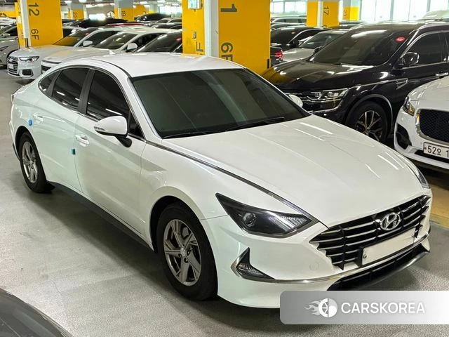 Hyundai Sonata (DN8) 2019 Белый из Кореи, фото 2