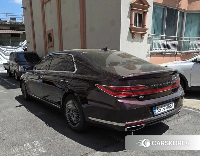 Genesis G90 2021 Красный из Кореи, фото 2