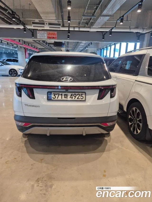 Hyundai Tucson Hybrid (NX4) 2021 Белый из Кореи, фото 2