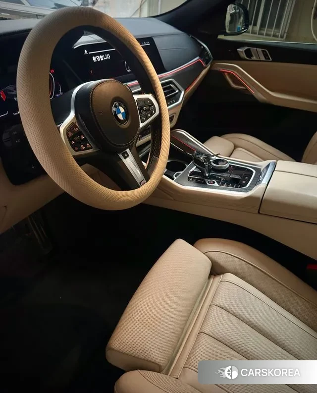 BMW X6 (G06) 2021 Черный из Кореи, фото 2