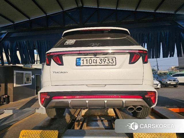 Hyundai Tucson Hybrid (NX4) 2022 Белый из Кореи, фото 2