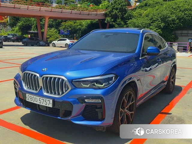 BMW X6 (G06) 2020 Синий из Кореи, фото 5