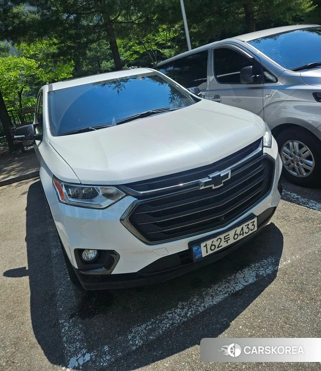 Chevrolet (GM Daewoo) Traverse 2021 Белый из Кореи, фото 2