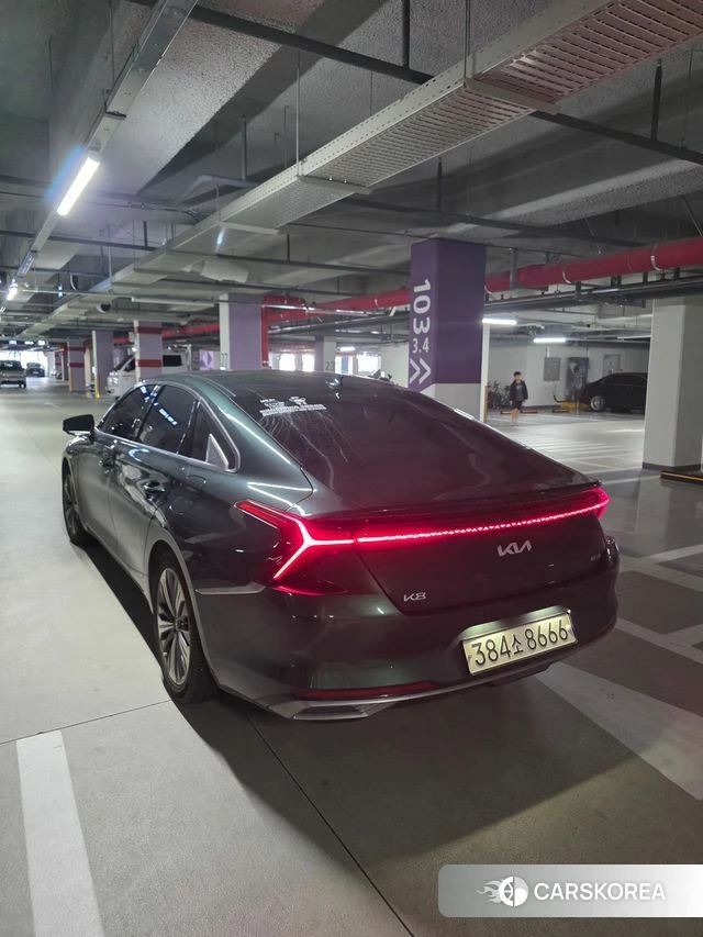 Kia K8 Hybrid 2022 Темно-зеленый из Кореи, фото 2