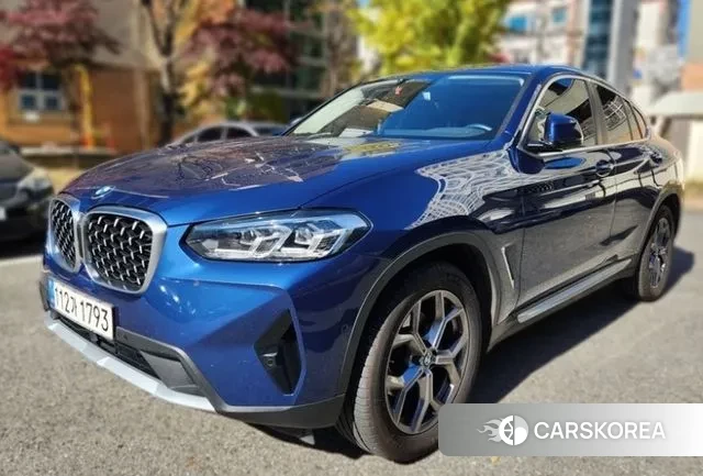 BMW X4 (G02) 2022 Синий из Кореи, фото 4