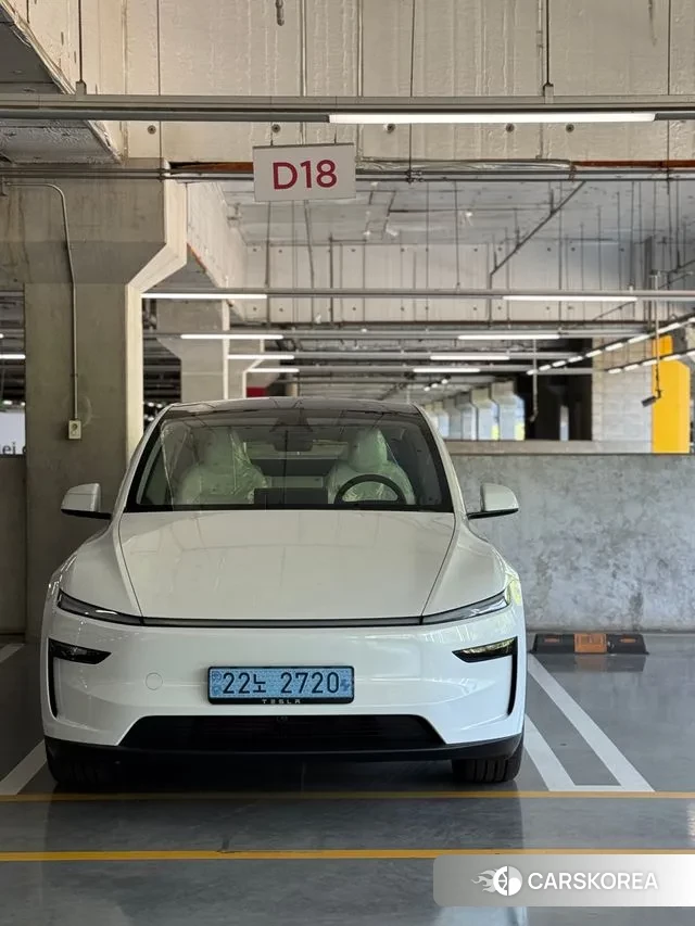 Tesla Model Y 2025 Белый из Кореи, фото 4