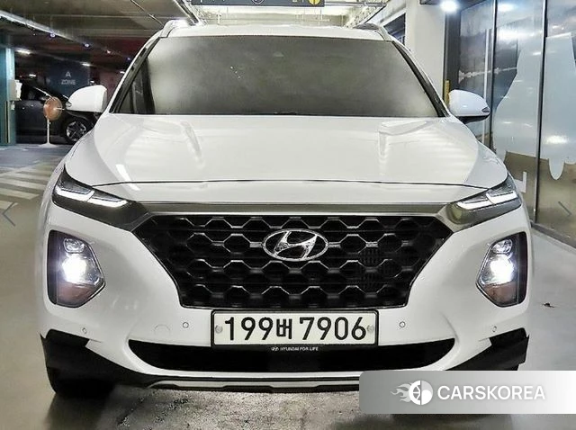 Hyundai Santa Fe TM 2018 Белый из Кореи, фото 2