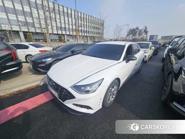 Hyundai Sonata (DN8) 2022 Белый из Кореи, фото 3