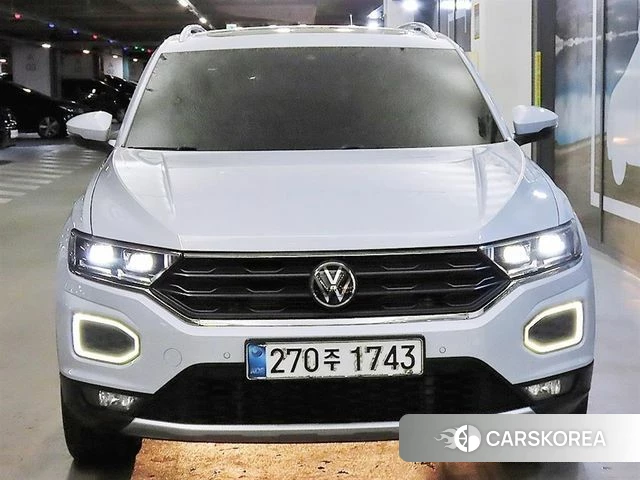 Volkswagen T-Roc 2021 Серебристо-серый из Кореи, фото 5