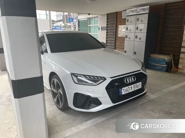 Audi S4 (B9) 2023 Белый из Кореи, фото 4