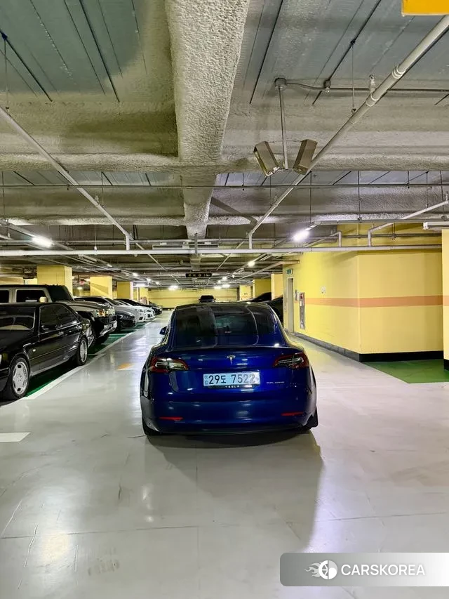 Tesla Model 3 2020 Синий из Кореи, фото 4