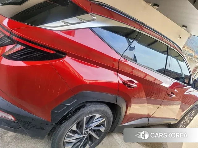 Hyundai Tucson Hybrid (NX4) 2020 Красный из Кореи, фото 2