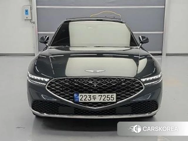 Genesis G90 (RS4) 2023 Темно-зеленый из Кореи, фото 2