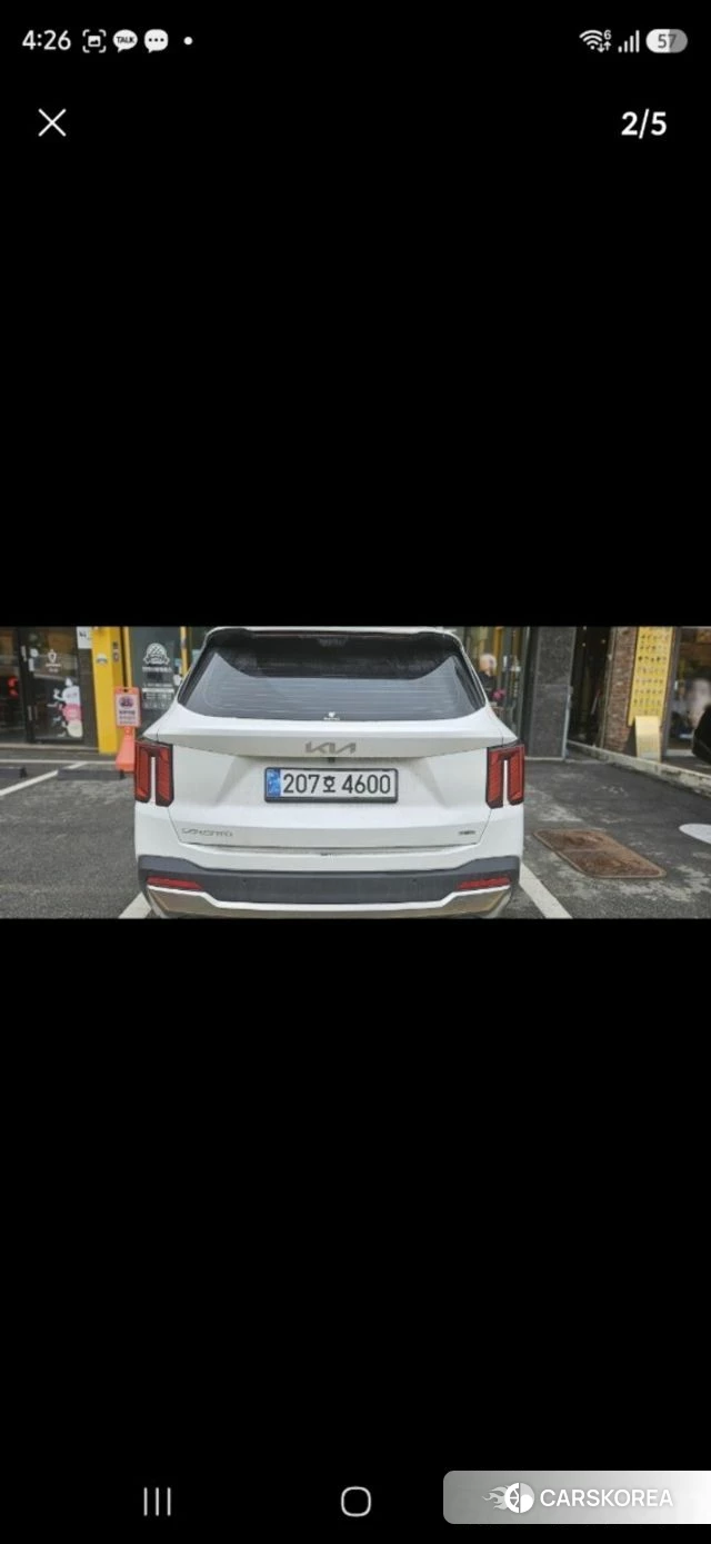 Kia The New Sorento 4th Generation 2025 Белый из Кореи, фото 2