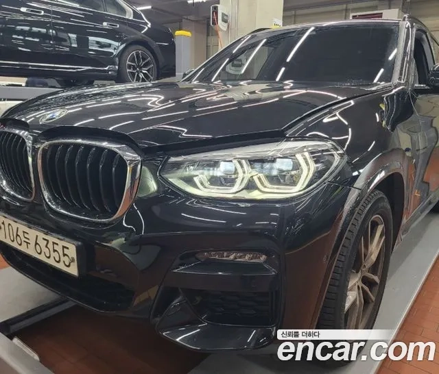 BMW X3 (G01) 2021 Черный из Кореи, фото 2