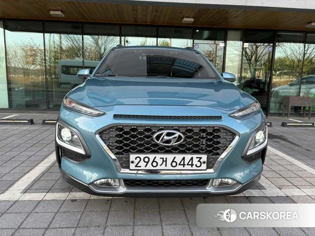 Hyundai Kona Hybrid 2019 Синий нефрит из Кореи, фото 2