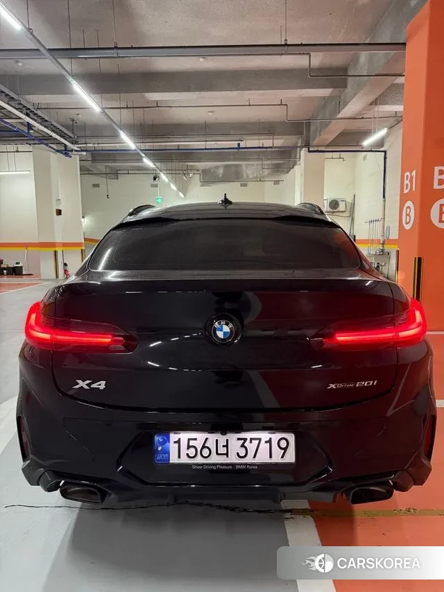 BMW X4 (G02) 2022 Черный из Кореи, фото 4