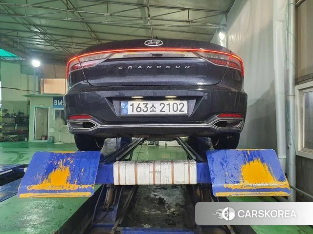 Hyundai The New Grandeur IG Hybrid 2021 Синий из Кореи, фото 2