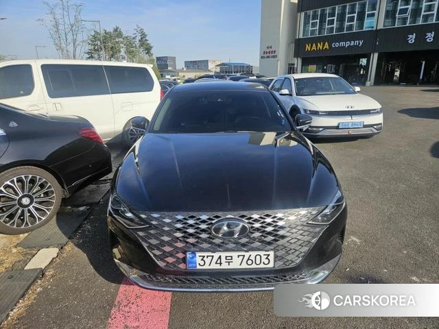 Hyundai The New Grandeur IG Hybrid 2022 Черный из Кореи, фото 4