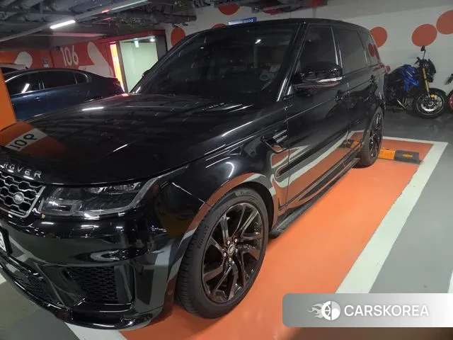 Land Rover Range Rover Sport 2nd Generation 2018 Черный из Кореи, фото 2