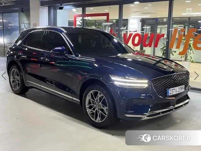 Genesis GV70 2021 Синий из Кореи, фото 2