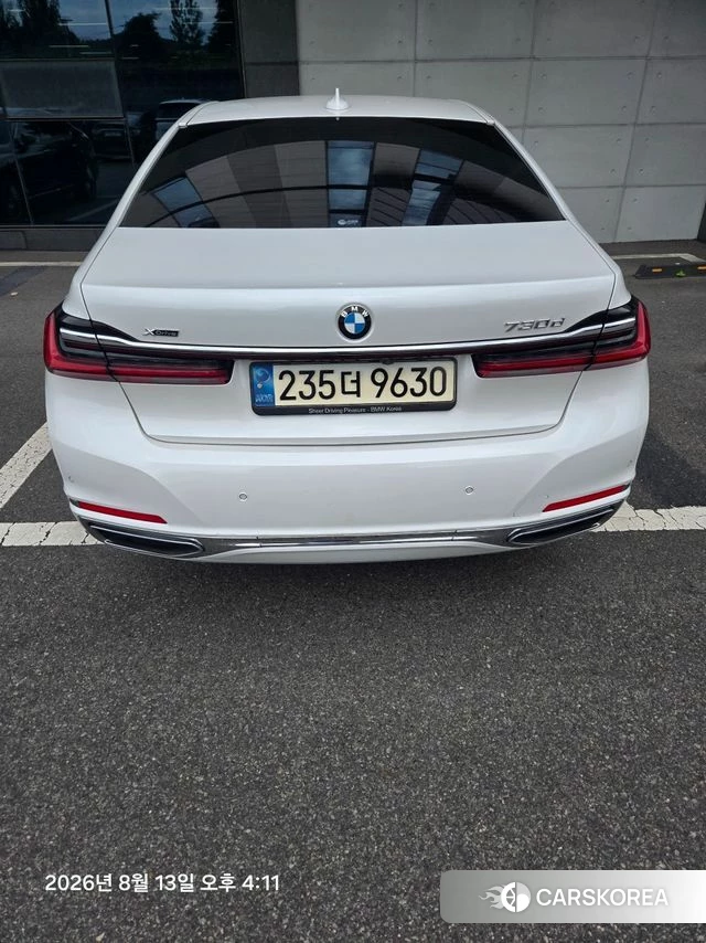 BMW 7 Series (G11) 2022 Белый из Кореи, фото 2