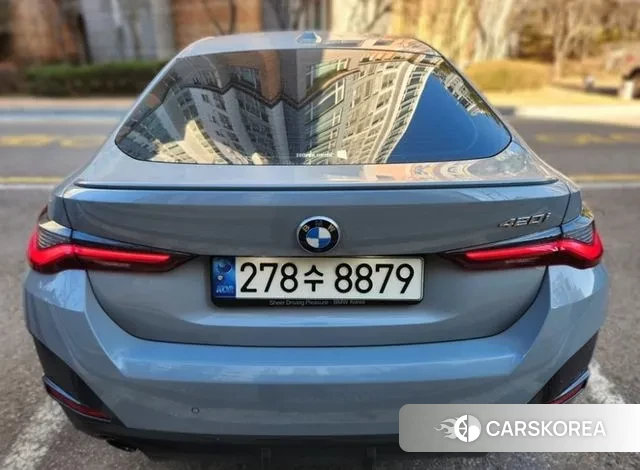 BMW 4 Series (G22) 2021 Серебристо-серый из Кореи, фото 3