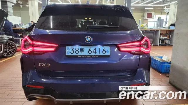 BMW iX3 2023 Синий из Кореи, фото 2